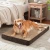 JOEJOY Orthopedic Dog Bed for Extra Large Dogs, Washable Dog Crate Bed Large Sized with Removable Cover, Egg Memory Foam Big Pet Beds, Brown, 47″x29″(Brown)