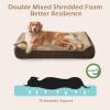 JOEJOY XL Orthopedic Dog Beds Large Sized Dog, Extra Thick Supportive Big Dogs Couch Bed with Sides and Waterproof Lining, Ultra Soft Pet Bed Sofa for Large Dogs, Brown, 42”x30”(Brown)