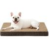 JOEJOY Orthopedic Dog Bed for Extra Large Dogs, Washable Dog Crate Bed Large Sized with Removable Cover, Egg Memory Foam Big Pet Beds, Brown, 47″x29″(Brown)