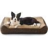 JOEJOY XL Orthopedic Dog Beds Large Sized Dog, Extra Thick Supportive Big Dogs Couch Bed with Sides and Waterproof Lining, Ultra Soft Pet Bed Sofa for Large Dogs, Brown, 42”x30”(Brown)