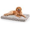 JOEJOY Orthopedic Dog Bed for Large Dogs, Memory Foam Pet Bed with Removable Washable Cover, Cozy Plush Crate Mat, 47×29″, Cofffee(Coffee)